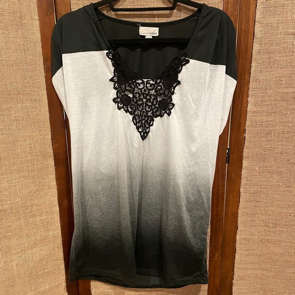 🖤Sabo (handmade) lace ombré dress🖤